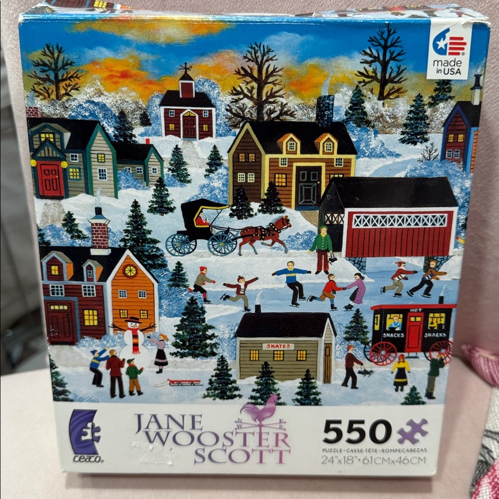 Jane Wooster Scott Nippy But Nice 550 piece  jigsaw puzzle by Ceaco Rare